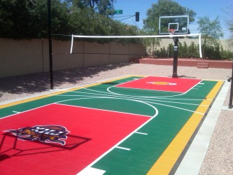 Backyard Designs Arizona Sport Court