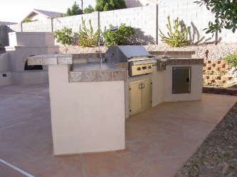 backyard designs arizona outdoor kitchen