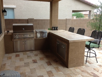 Chandler landscape design outdoor kitchen