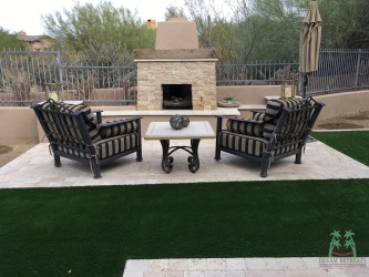 Scottsdale landscape design-patio fireplace-reisdorf