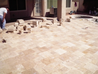 Gilbert Landscaping Paver Patio Install