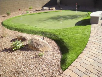 Phoenix Landscape Backyard Putting Green