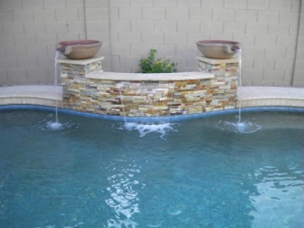 Phoenix Backyard Design Water Feature