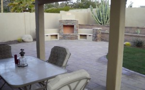 Thin Overlay Pavers for a patio & patio extension