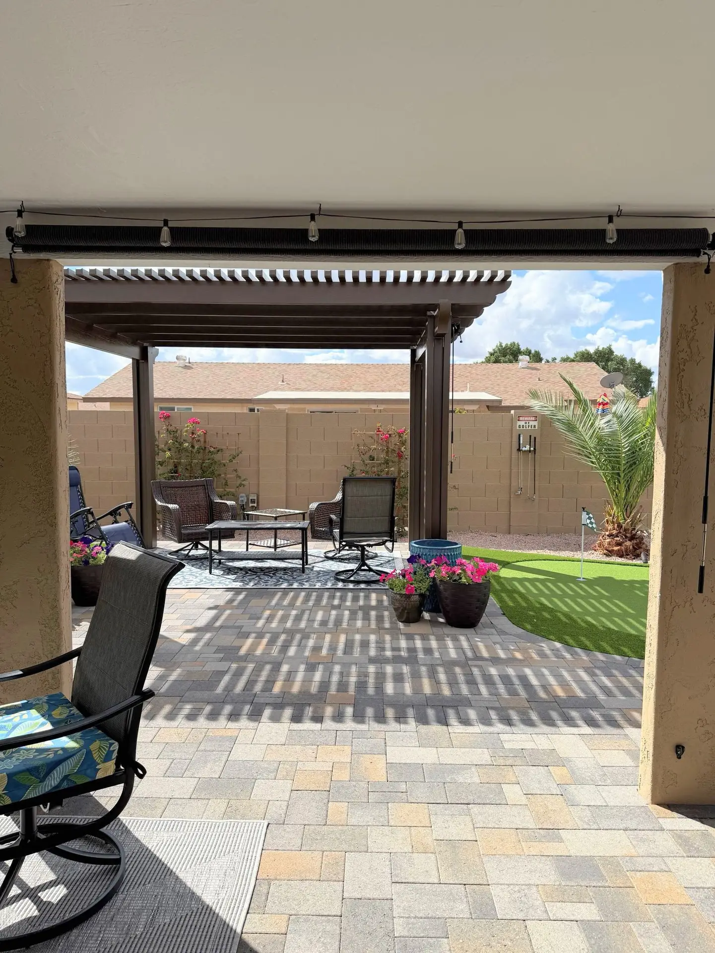 Backyard construction project, Mesa