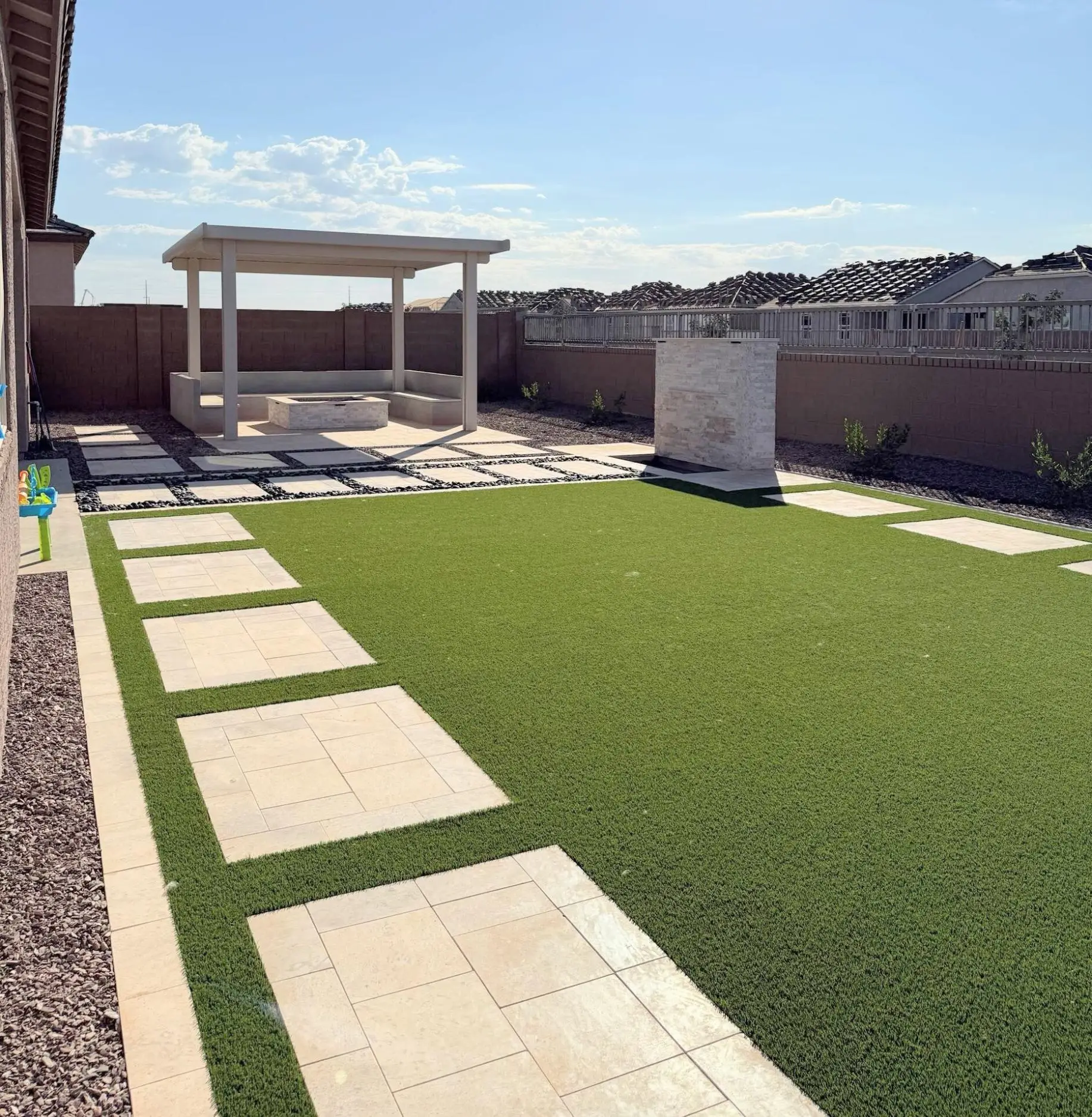 Backyard remodel, Queen Creek